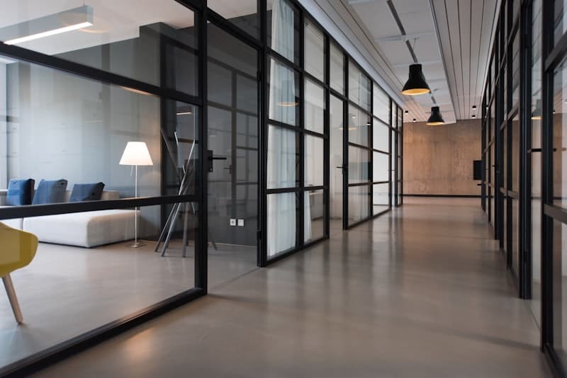 Contemporary corporate office interior