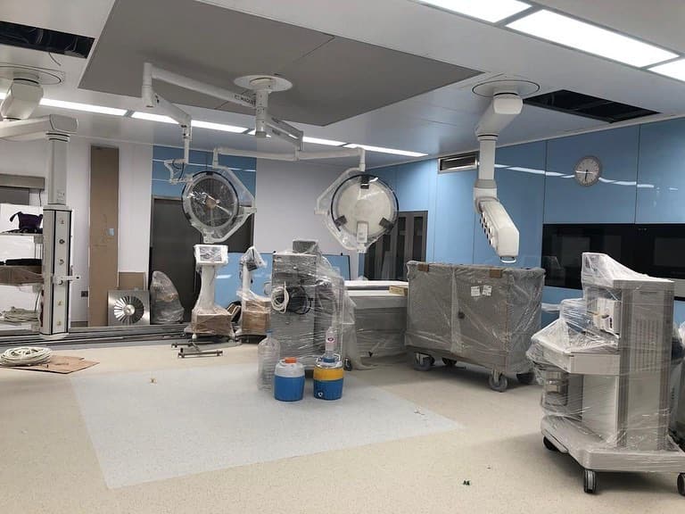 Medical facility interior fit-out for a clinic setting